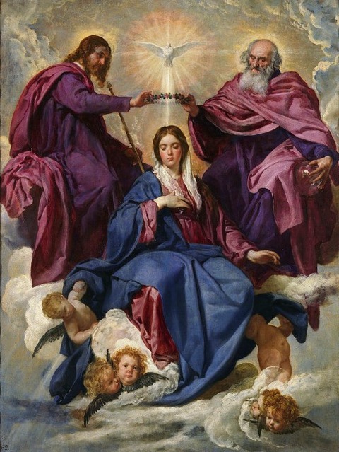 Coronation of the Virgin Diego Velázquez 1635-36