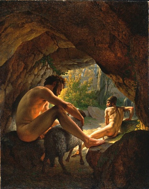 Christoffer Wilhelm Eckersberg Ulysses Polyphemus 1812