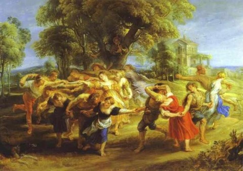ルーベンス A Peasant Dance (1636-40)