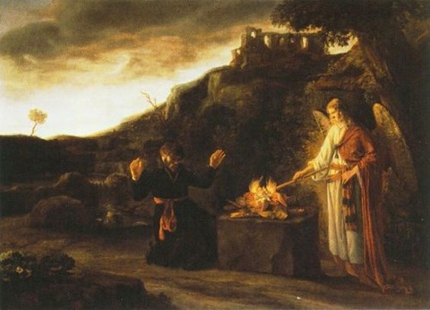 Constantijn van Renesse - Gideon and the Angel