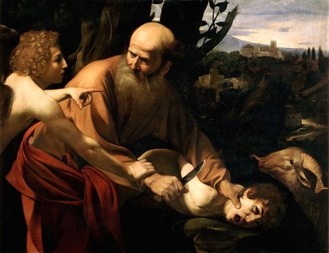 isaac_Caravaggio 1603