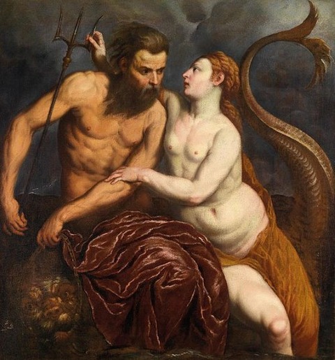 Neptune and Amphitrite - Paris Bordone 1560