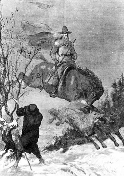 The Wild Hunter Rudolf Friedrich August Henneberg, 1856