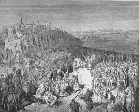 Judas Maccabeus before the army of Nicanor, by Gustave Doré