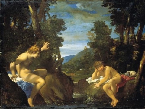 Ludovico Carracci, Salmacis and Hermaphroditus, c. 1632