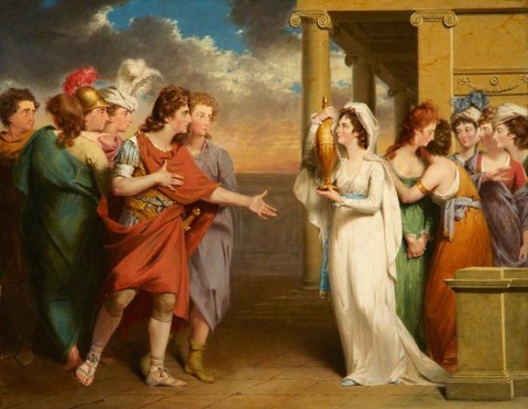 The Return of Orestes electra John Downman 1750–1824