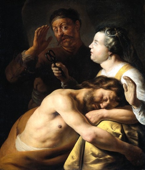 Rembrandt van Rijn - Samson and Delilah, 1630