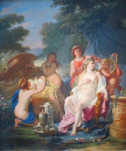 The Toilet of Venus' by Jean-Baptiste Regnault 1754-1829