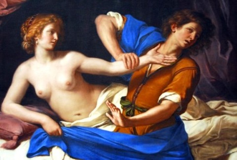 Joseph and Potiphar’s Wife’Guercino 1649