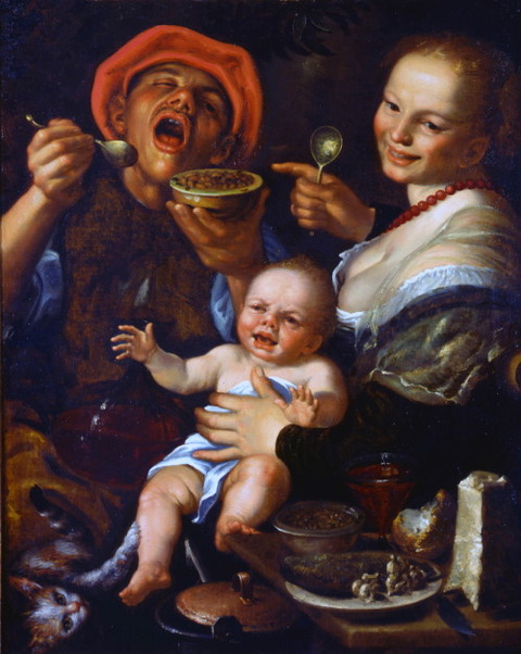 The Bean Eaters by Vincenzo Campi