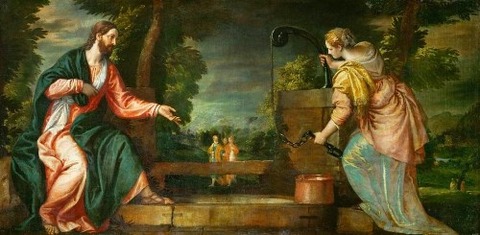 Christ And Samaritan Woman by Paolo Veronese