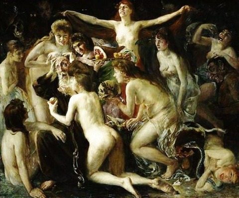 Lovis Corinth - The Temptation of Saint Anthony