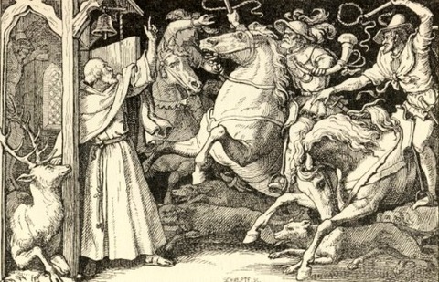 The Wild Hunter by Hermann Plüddemann, 1852