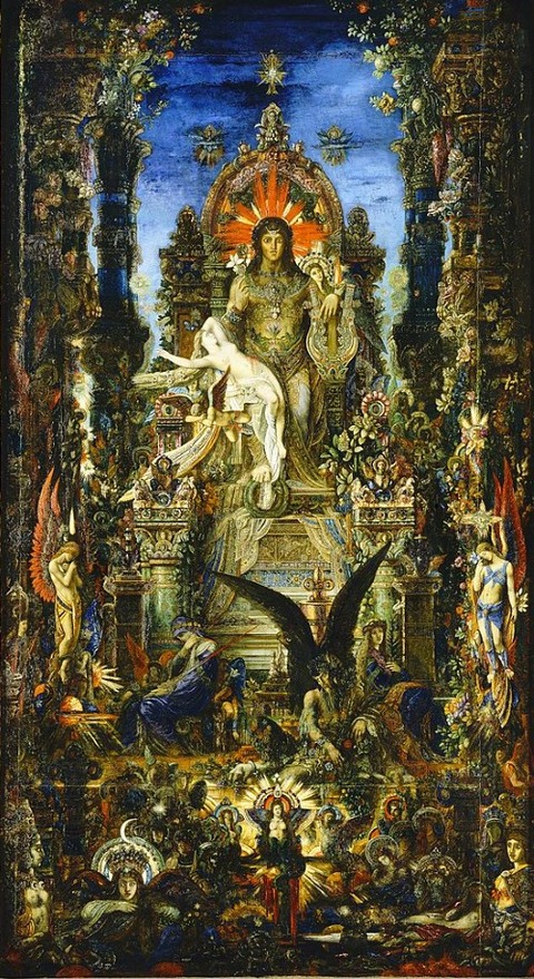 Jupiter and Semele Gustave Moreau 1894-95