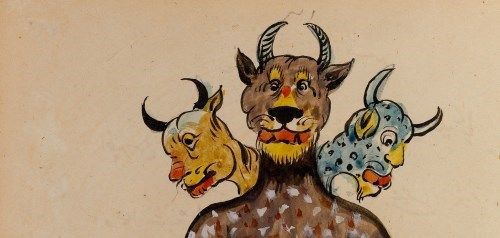 イランの悪魔の呪文書の挿絵18点 12星座を司る ゆるキモかわいい悪魔たち メメント モリ 西洋美術の謎と闇 イランの悪魔の呪文書の挿絵18点 12星座を司る ゆるキモかわいい悪魔たち メメント モリ 西洋美術の謎と闇