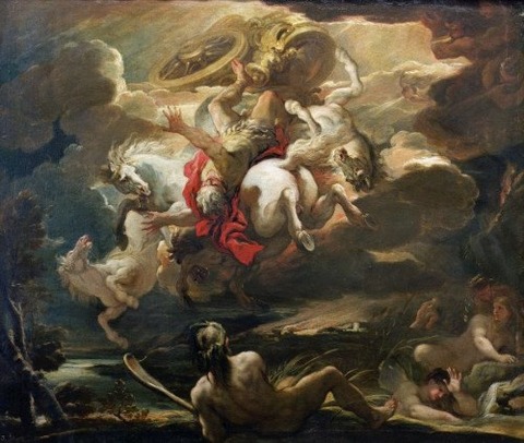 Luca Giordano - The Fall of Phaeton
