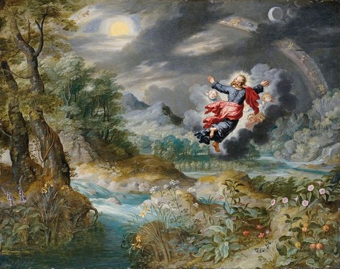 God creating Sun Moon and Stars Brueghel Jan II 17th