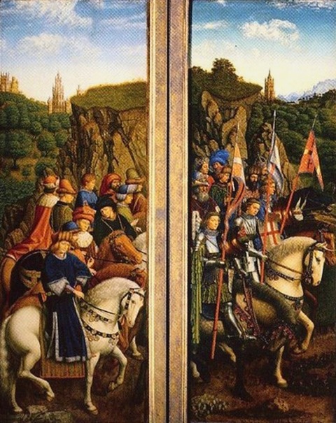 l'agneau panneau gauche