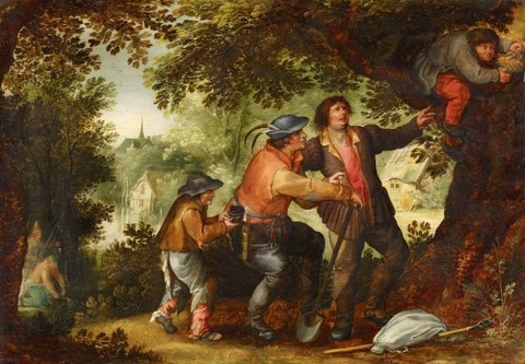 David Vinckboons, The Nest Robber 1576-1632