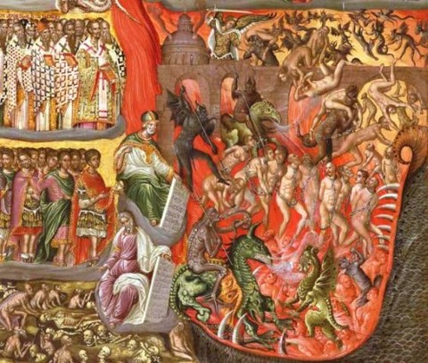 Georgios Klontzas depicting the Second Coming late 16th