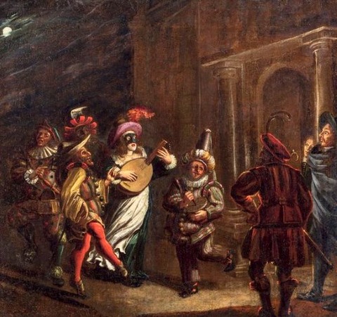 Matthijs NAIVEU 1647-1726 コンメディーア・デラルテ