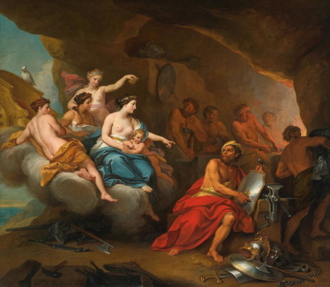 Venus In The Forge Of Vulcan Louis de Boullogne the Younger