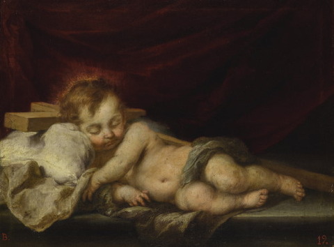 BARTOLOMÉ ESTEBAN MURILLO THE SLEEPING CHRIST CHILD