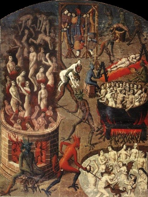 西洋キリスト教の地獄の絵画12選 悪魔は罪人を捕らえ 永遠に責め苦を与える メメント モリ 西洋美術の謎と闇