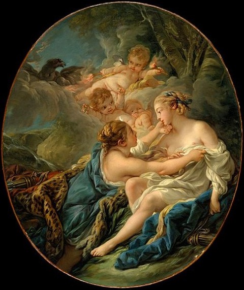 Jupiter Guise Diana Callisto François Boucher 1763