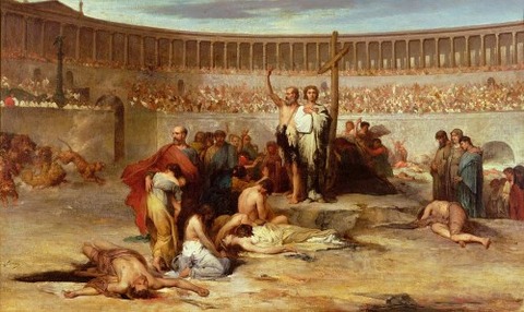 Triumph Of Faith Christian Martyrs The Time Nero Eugene Romain