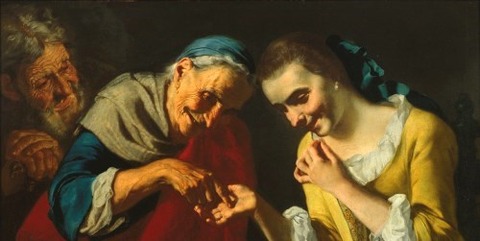A fortune teller by Gaspare Traversi 1722–70 -