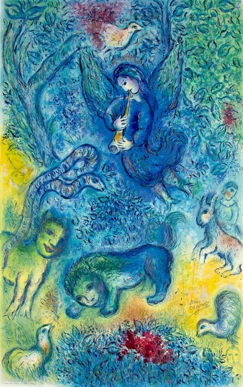 Marc Chagall, La flûte enchantée (Magic Flute), 1967