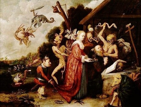 David Ryckaert - The Temptation of Saint Anthony