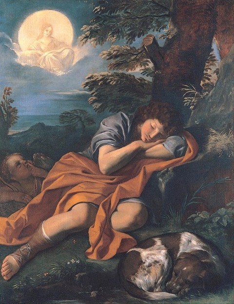 Diane And Endymion by Pier Francesco Mola