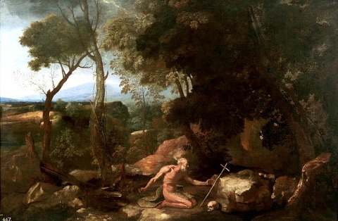 landscape-with-saint-paul-the-hermit-nicolas-poussin 1637-38