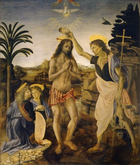 Andrea del Verrocchio and Leonardo da Vinci 1472-75