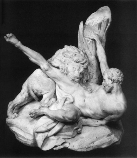 Milo of Croton 1754 Etienne Maurice Falconet French 1716-91