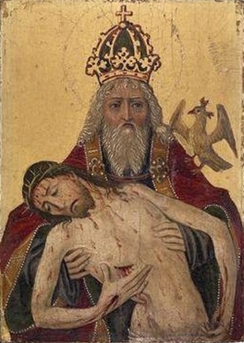 God the Father holding the dead Christ, early 16th