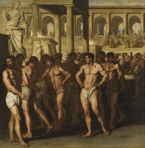 Aniello Falcone, The Gladiators, 17th