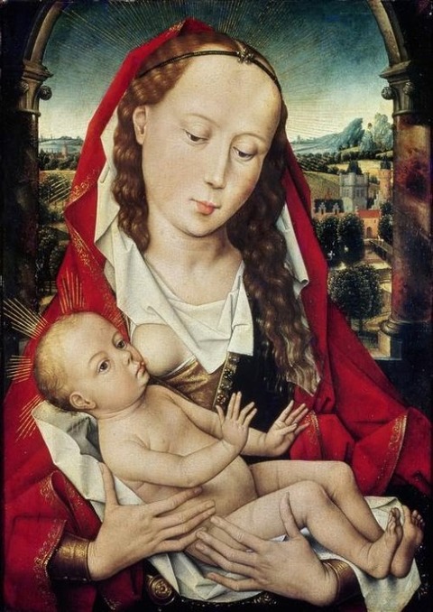 Hans Memling 1435-1494 Virgin and Child