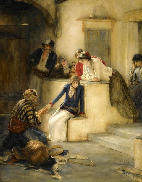 The Fortune Teller by Nikolaos Gyzis
