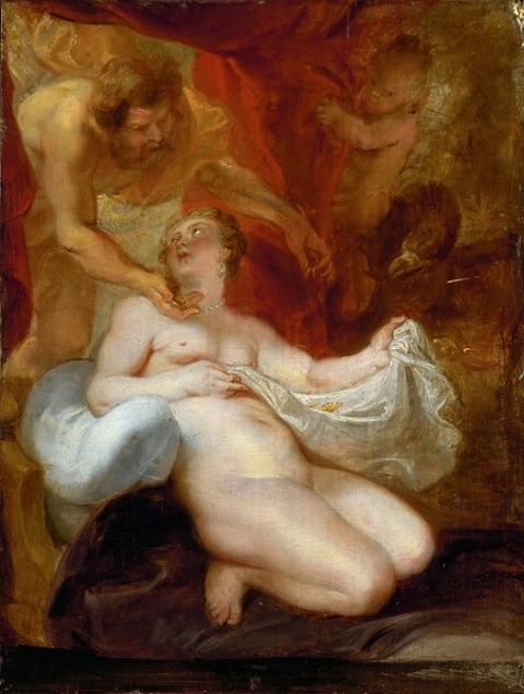 Jupiter and Danae 17th Peter Paul Rubens
