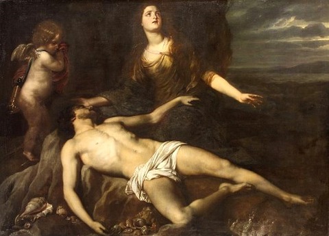 Hero laments the dead LeanderJan van den Hoecke 1635-37