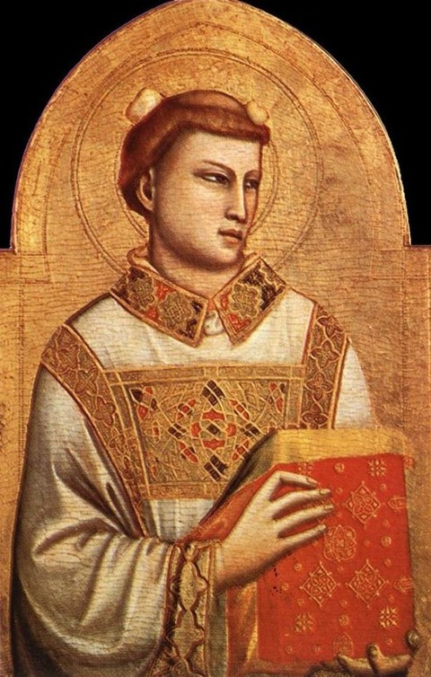 Giotto di Bondone ~ Saint Stephen, 1320-25