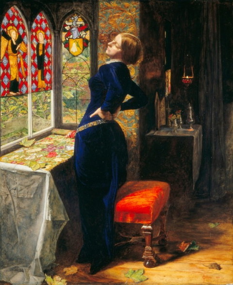 John Everett Millais. 1829-1896. Mariana. 1851