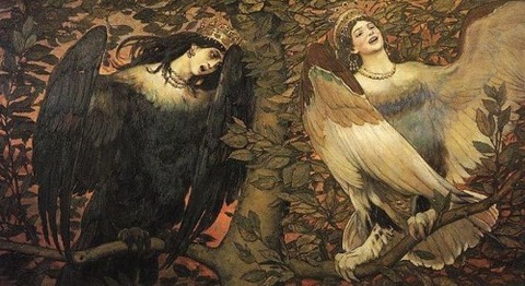 Sirin and Alkonost (1896), Viktor Vasnetsov