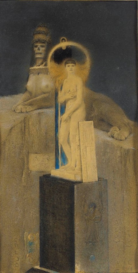 Fernand Khnopff 1885After Joséphin Péladan, The Suprem