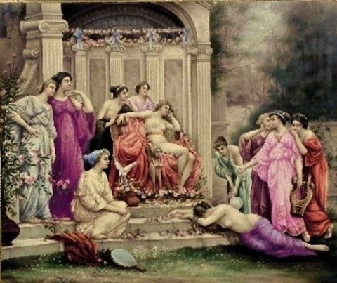 Eros And Psyche, The Throne and Venus
