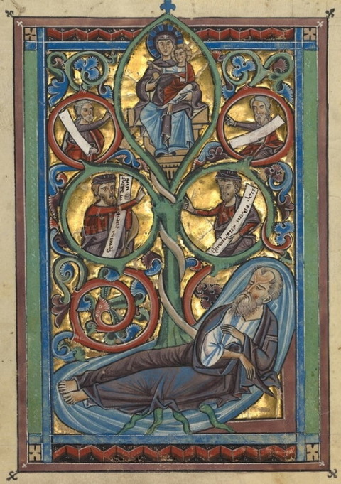Saksalainen illuminaatio 1200-luvulta. Kuva