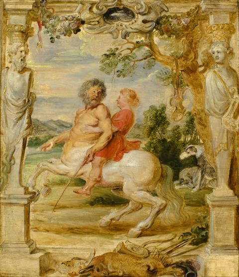 Achilles Educated by the Centaur Chiron rubens